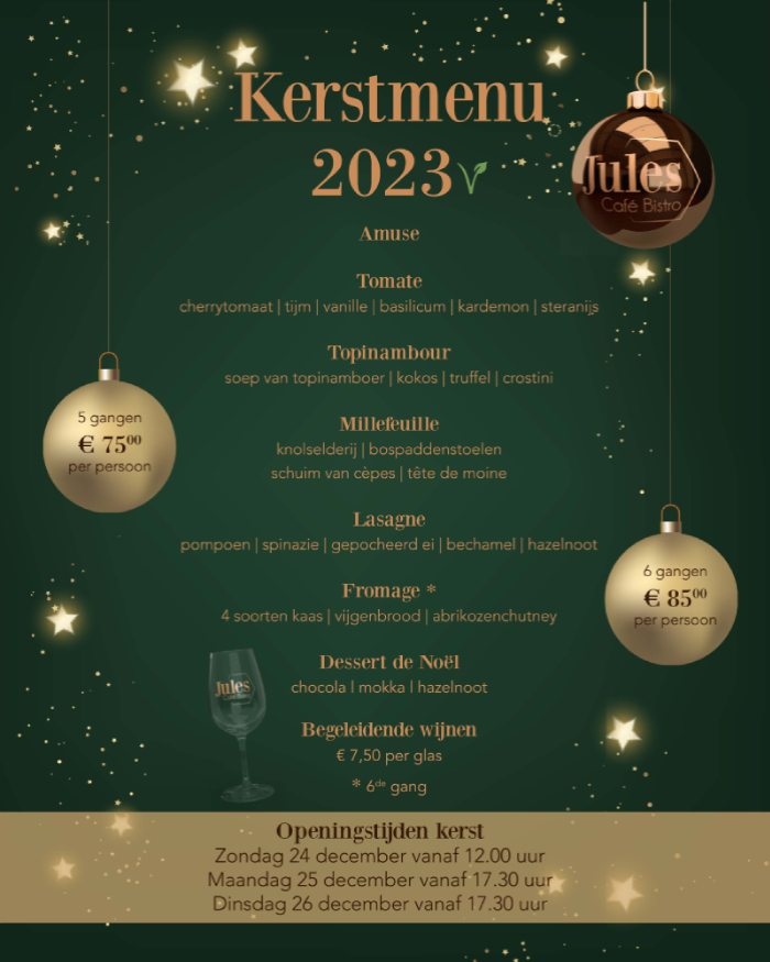 kerstmenu