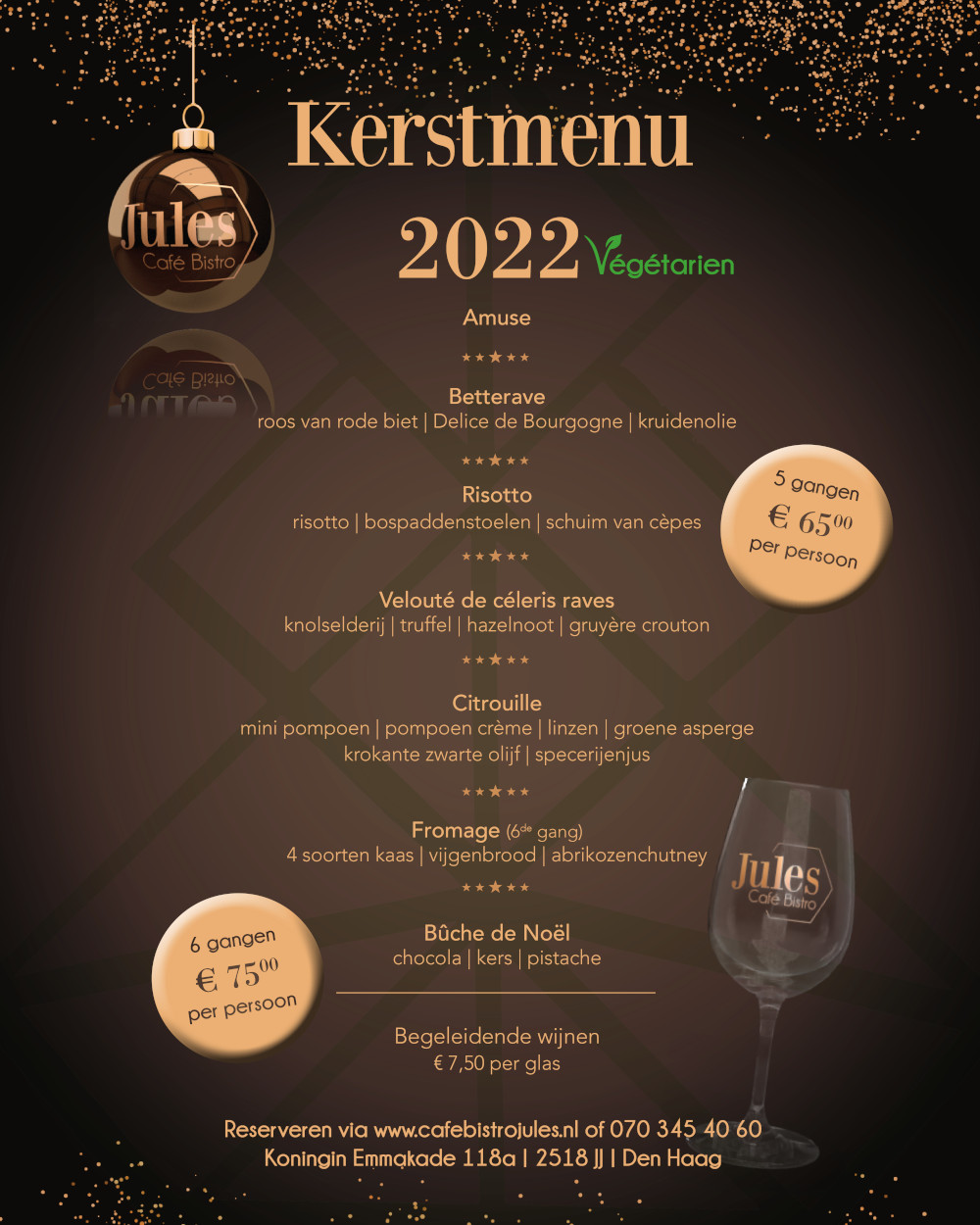 Cafe Bistro Jules Kerst